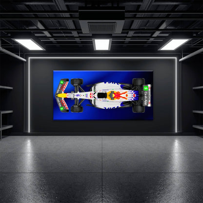 Racing Bulls VCARB 02 Wall Art – F1 Canvas Print-Motorsport Art Cars