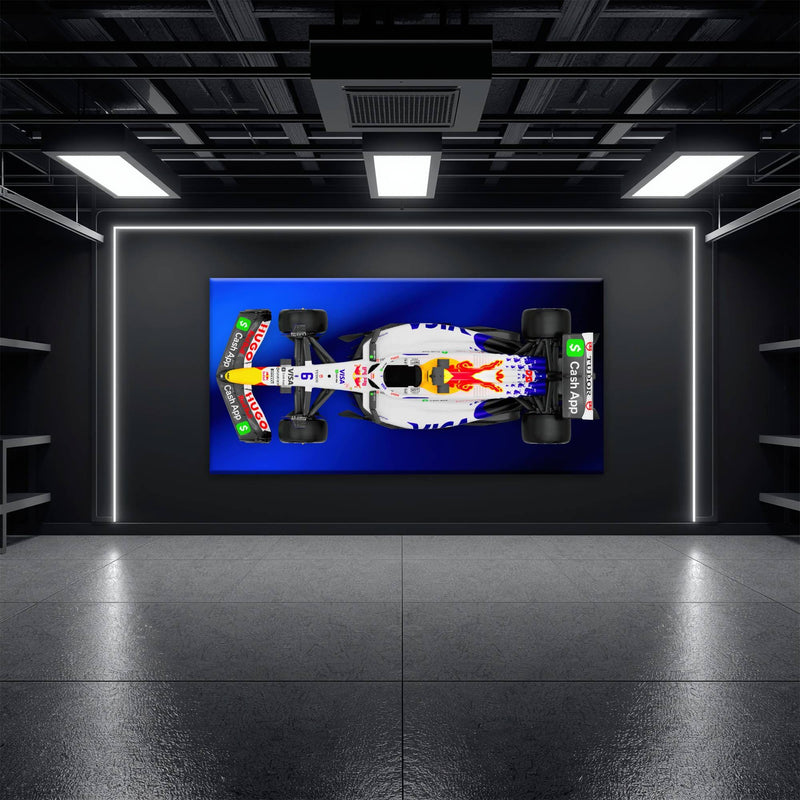 Racing Bulls VCARB 02 Wall Art – F1 Canvas Print-Motorsport Art Cars