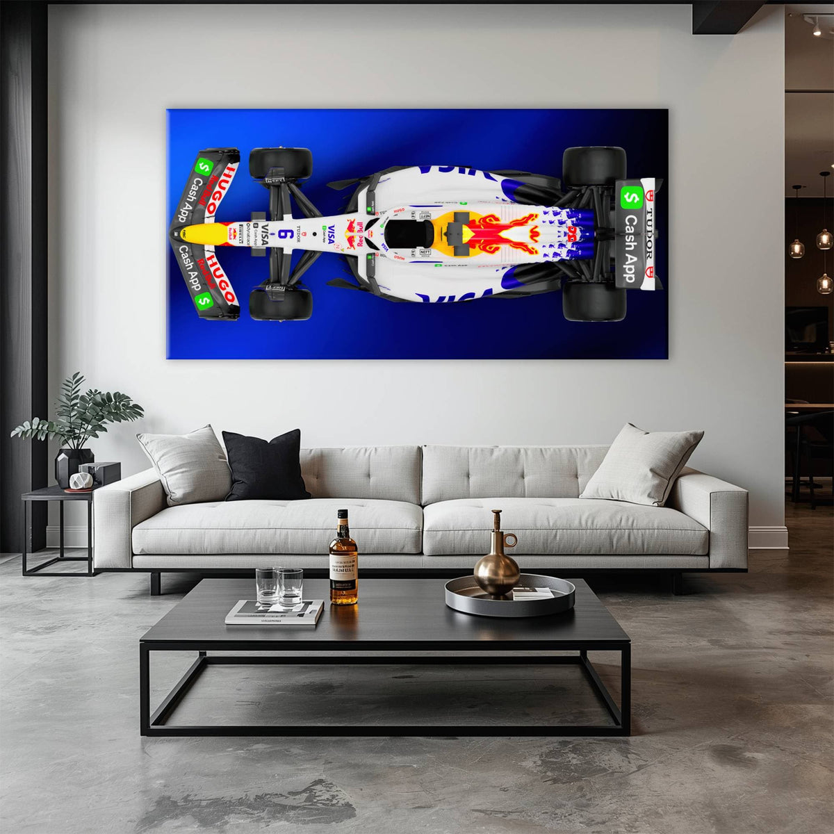 Racing Bulls VCARB 02 Wall Art – F1 Canvas Print-Motorsport Art Cars