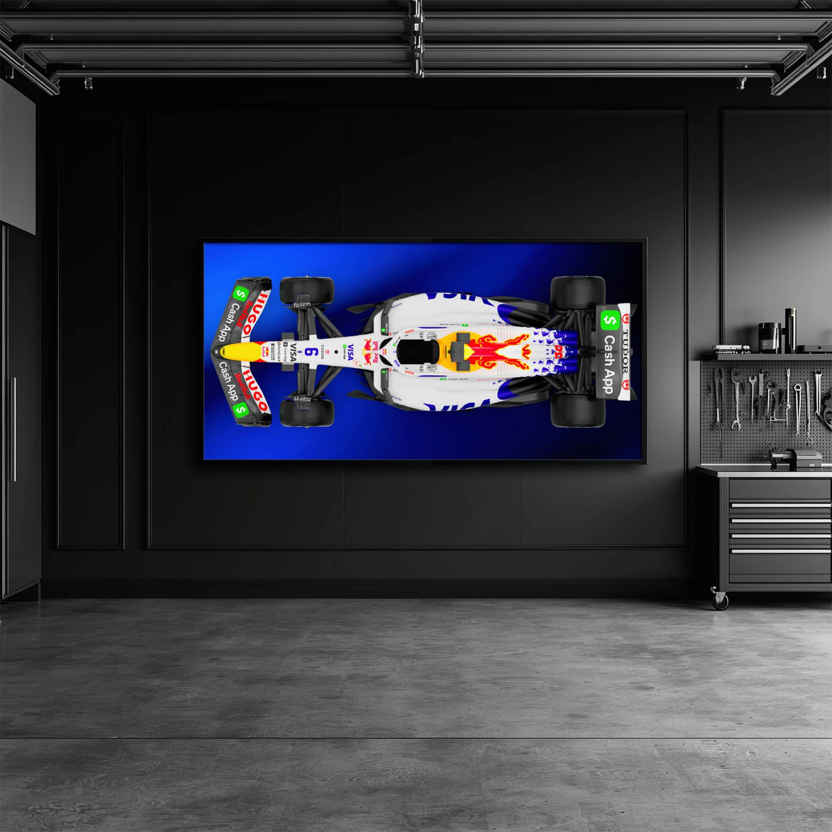 Racing Bulls VCARB 02 Wall Art – F1 Canvas Print-Motorsport Art Cars