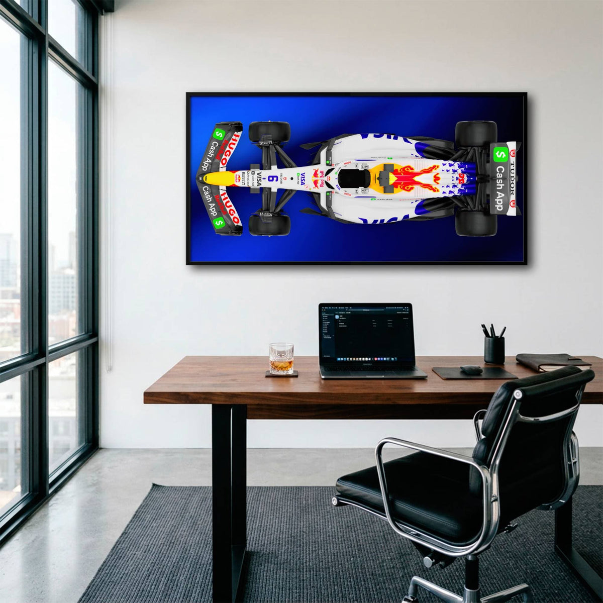 Racing Bulls VCARB 02 Wall Art – F1 Canvas Print-Motorsport Art Cars