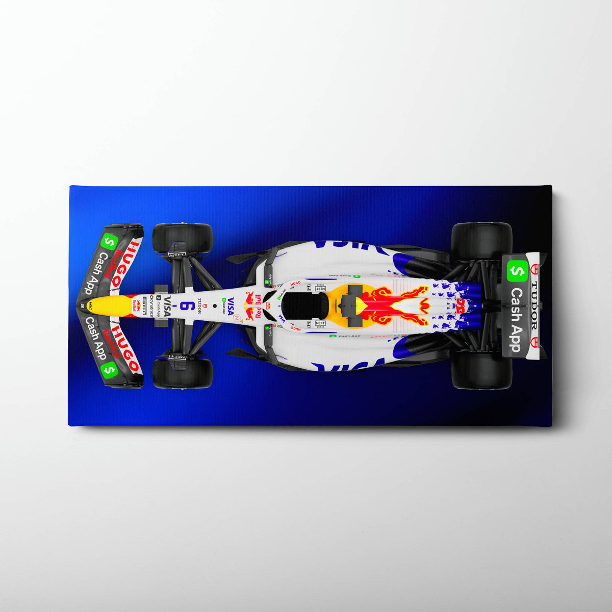 Racing Bulls VCARB 02 Wall Art – F1 Canvas Print-Motorsport Art Cars