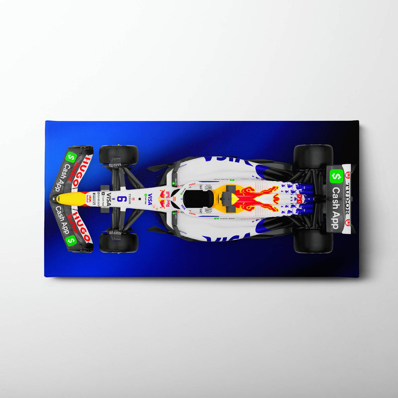 Racing Bulls VCARB 02 Wall Art – F1 Canvas Print-Motorsport Art Cars