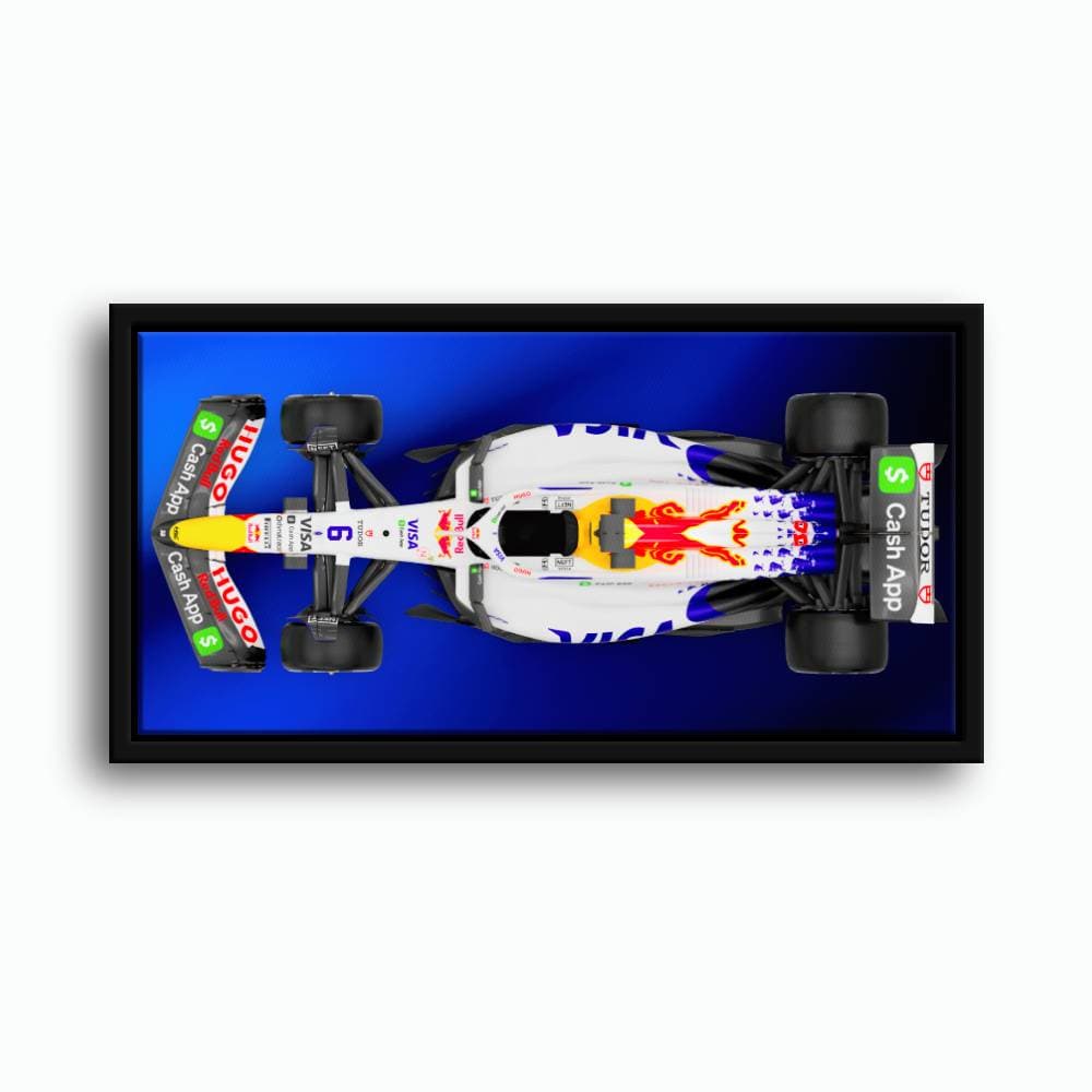 Racing Bulls VCARB 02 Wall Art – F1 Canvas Print-Motorsport Art Cars