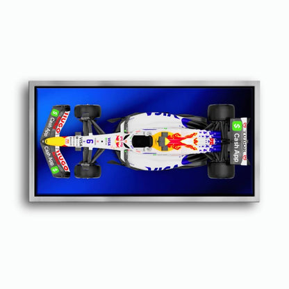 Racing Bulls VCARB 02 Wall Art – F1 Canvas Print-Motorsport Art Cars