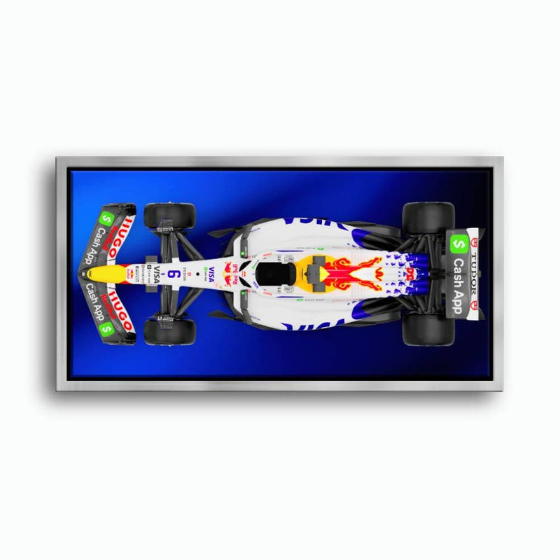 Racing Bulls VCARB 02 Wall Art – F1 Canvas Print-Motorsport Art Cars