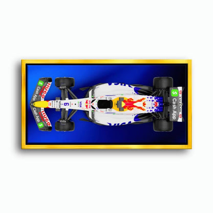 Racing Bulls VCARB 02 Wall Art – F1 Canvas Print-Motorsport Art Cars