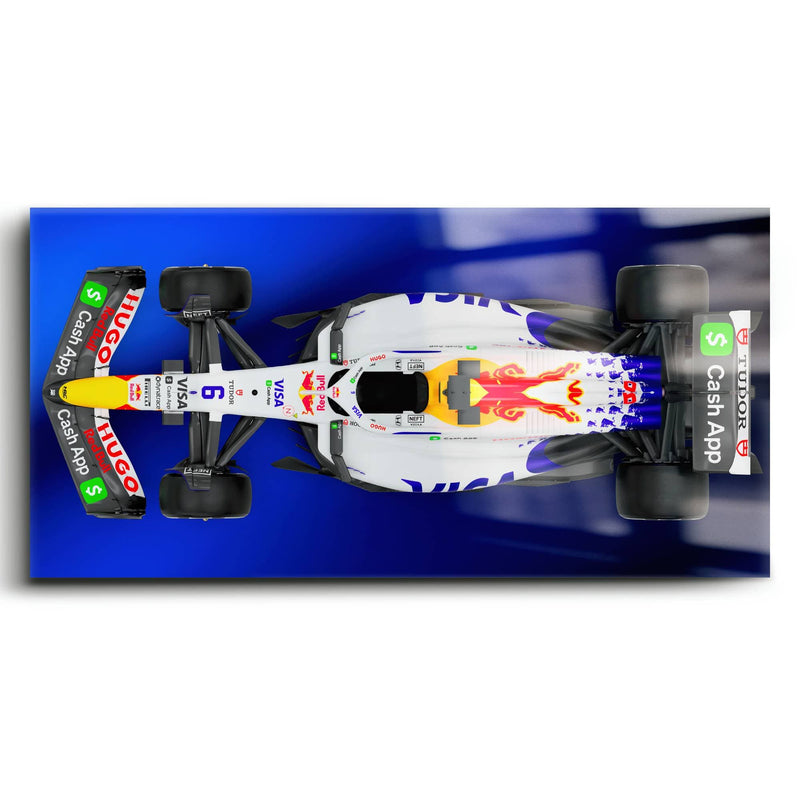 Racing Bulls VCARB 02 Wall Art – F1 Canvas Print-Motorsport Art Cars