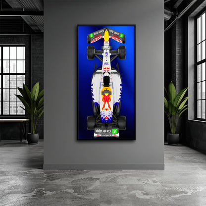 Racing Bulls VCARB 02 Wall Art – F1 Canvas Print-Motorsport Art Cars