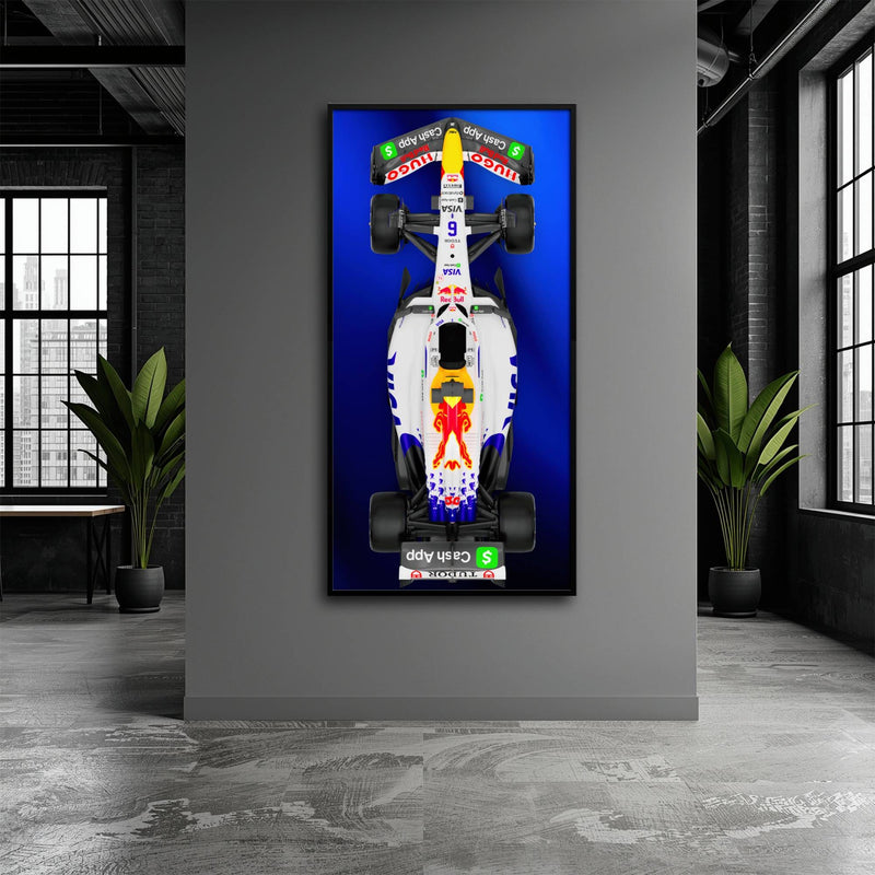 Racing Bulls VCARB 02 Wall Art – F1 Canvas Print-Motorsport Art Cars