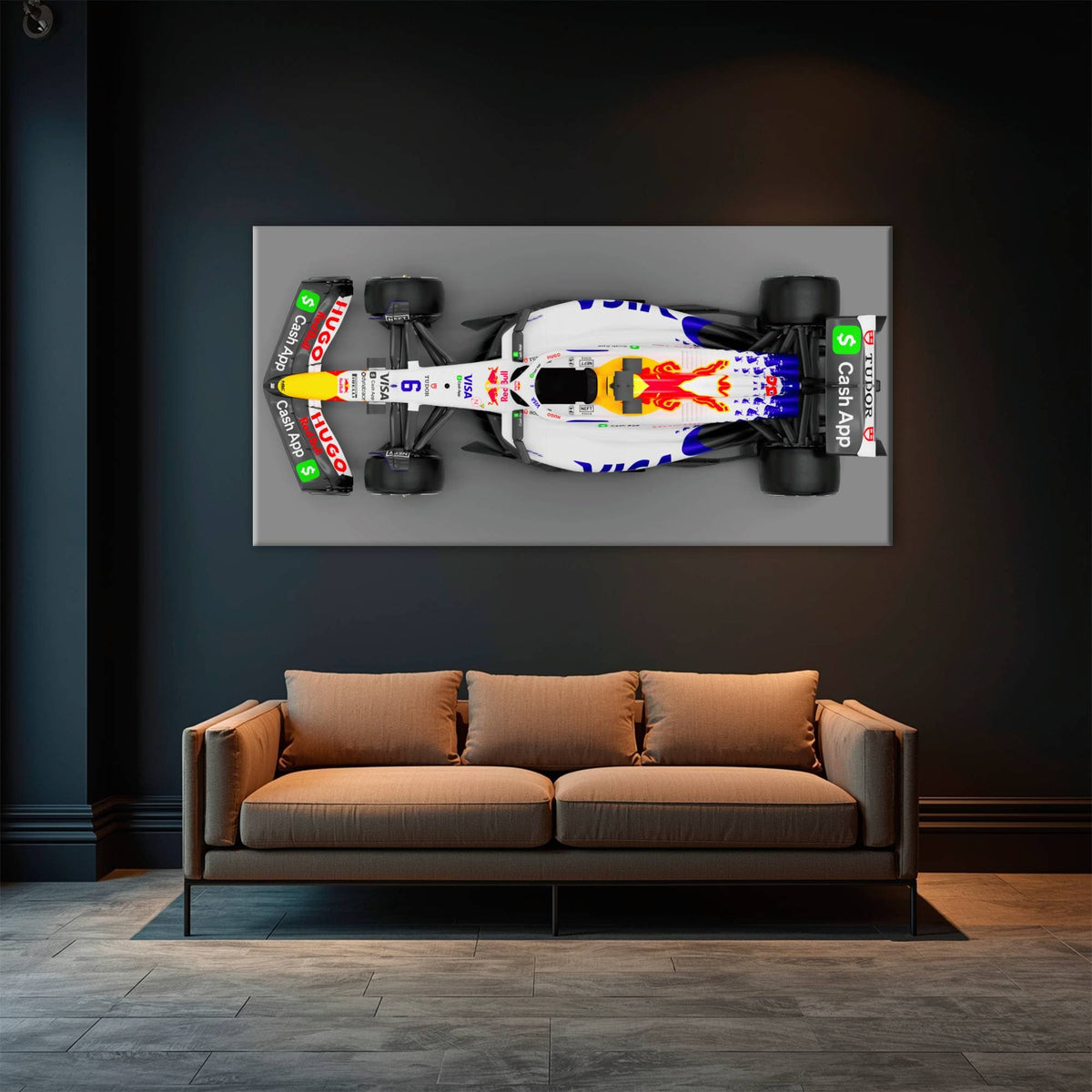 F1 Wall Art – Racing Bulls VCARB 02 Canvas Print-Motorsport Art Cars