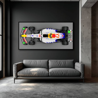 F1 Wall Art – Racing Bulls VCARB 02 Canvas Print-Motorsport Art Cars