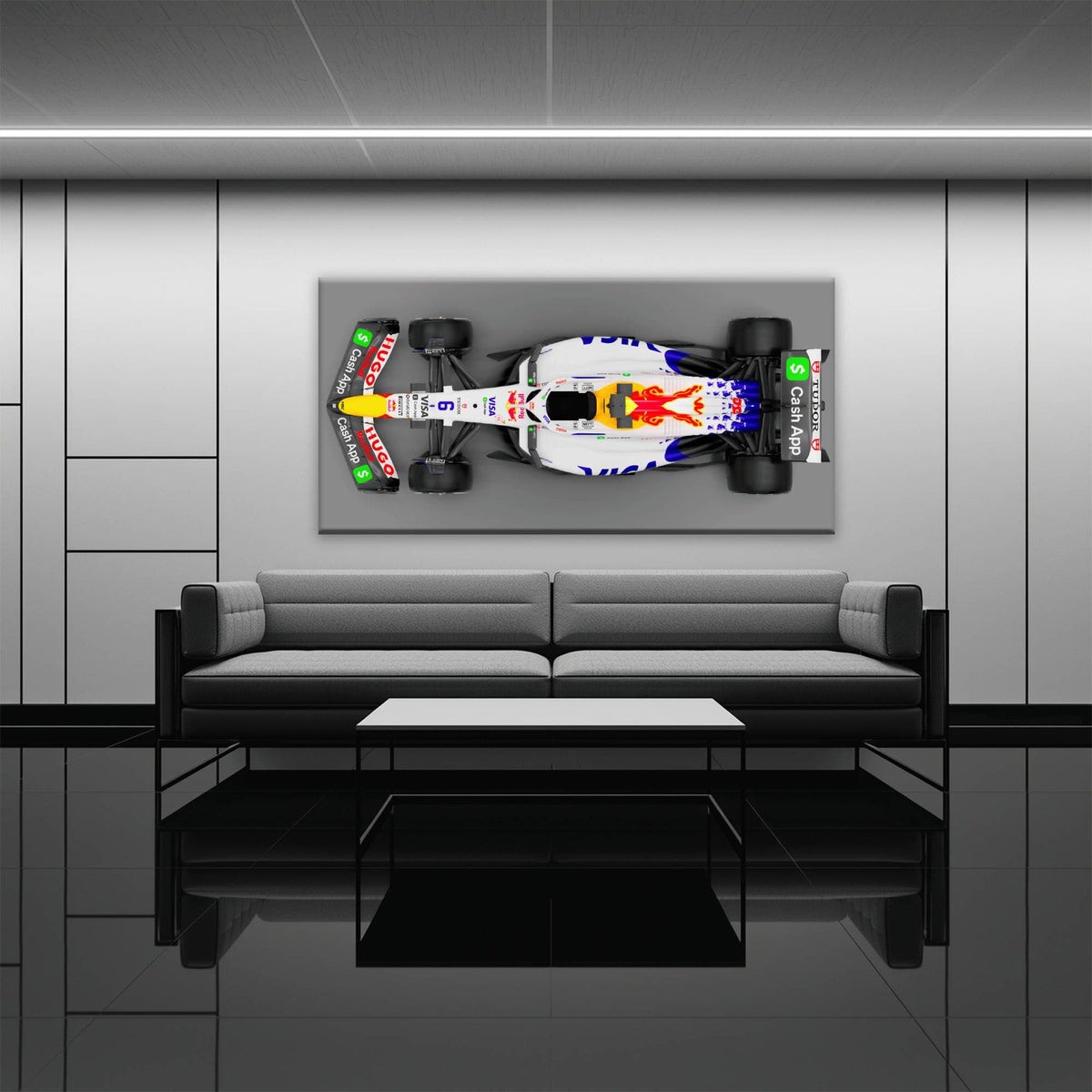 F1 Wall Art – Racing Bulls VCARB 02 Canvas Print-Motorsport Art Cars