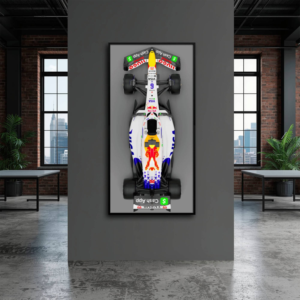 F1 Wall Art – Racing Bulls VCARB 02 Canvas Print-Motorsport Art Cars