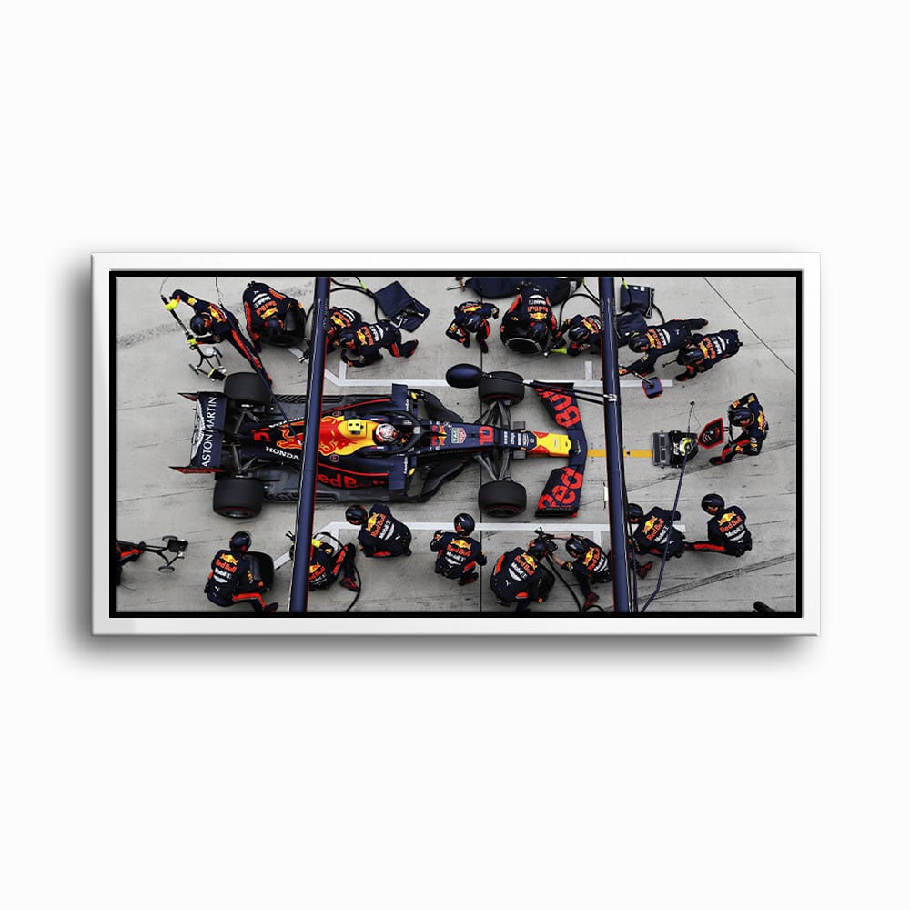 Red Bull Racing F1 Pit Stop Wall Art | Formula 1 Decor Cars