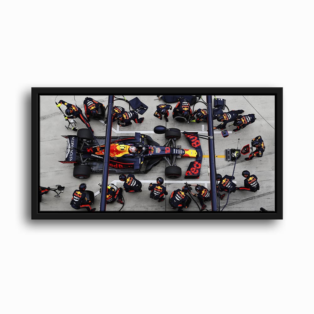 Red Bull Racing F1 Pit Stop Wall Art | Formula 1 Decor Cars