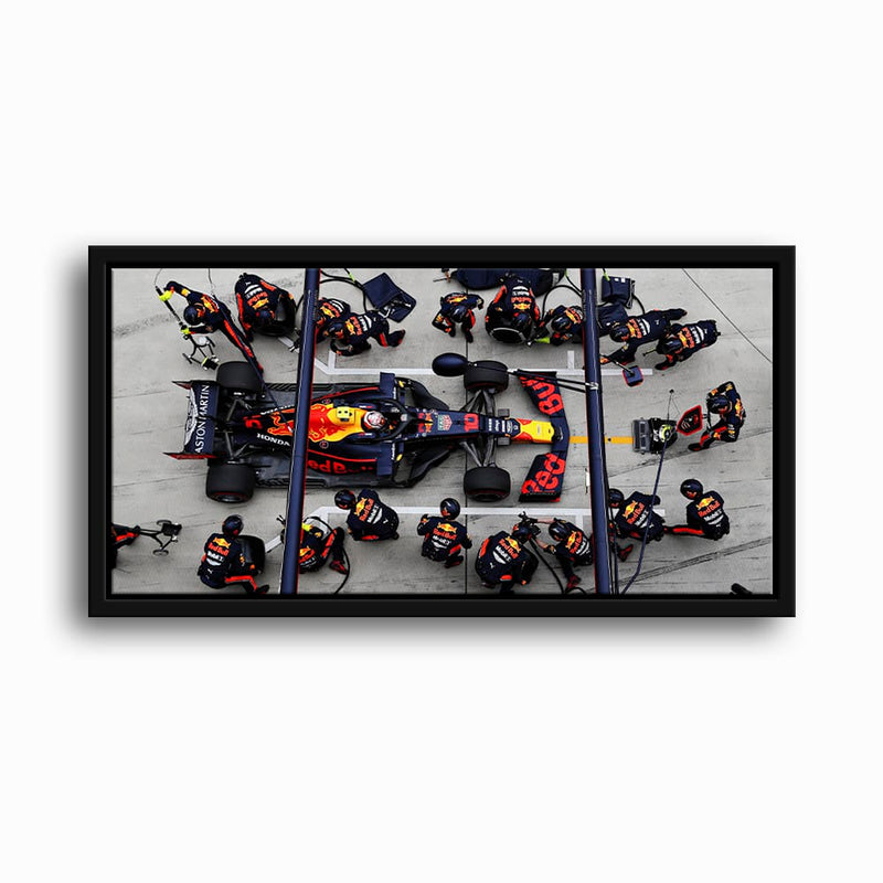 Red Bull Racing F1 Pit Stop Wall Art | Formula 1 Decor Cars