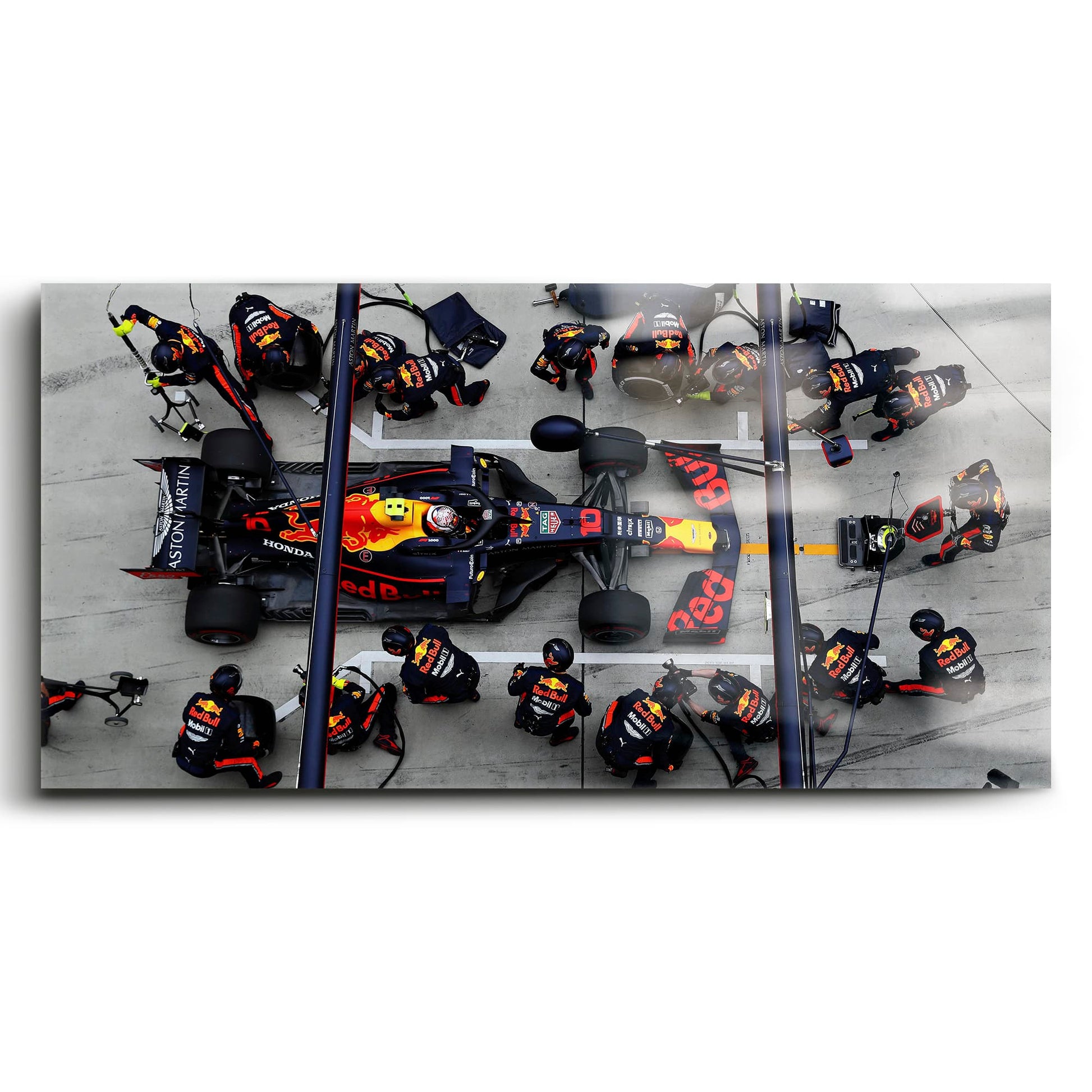 Red Bull Racing F1 Pit Stop Wall Art | Formula 1 Decor Cars