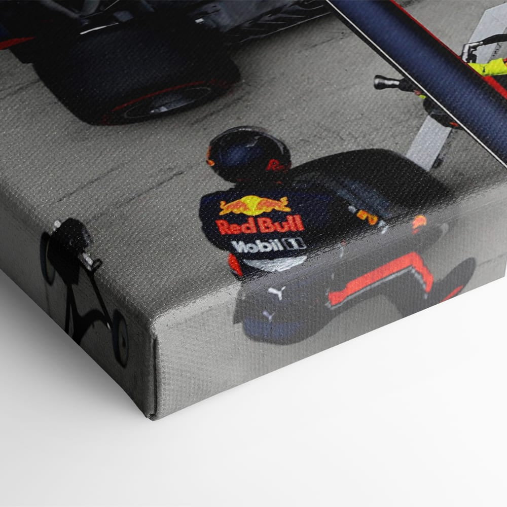Red Bull Racing F1 Pit Stop Wall Art | Formula 1 Decor Cars