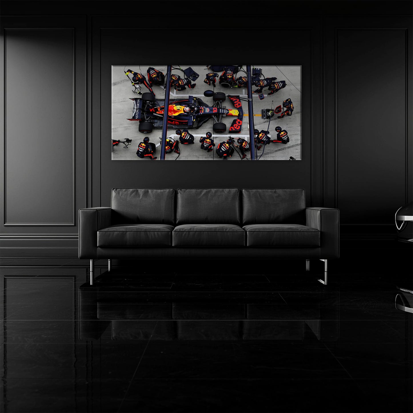 Red Bull Racing F1 Pit Stop Wall Art | Formula 1 Decor Cars