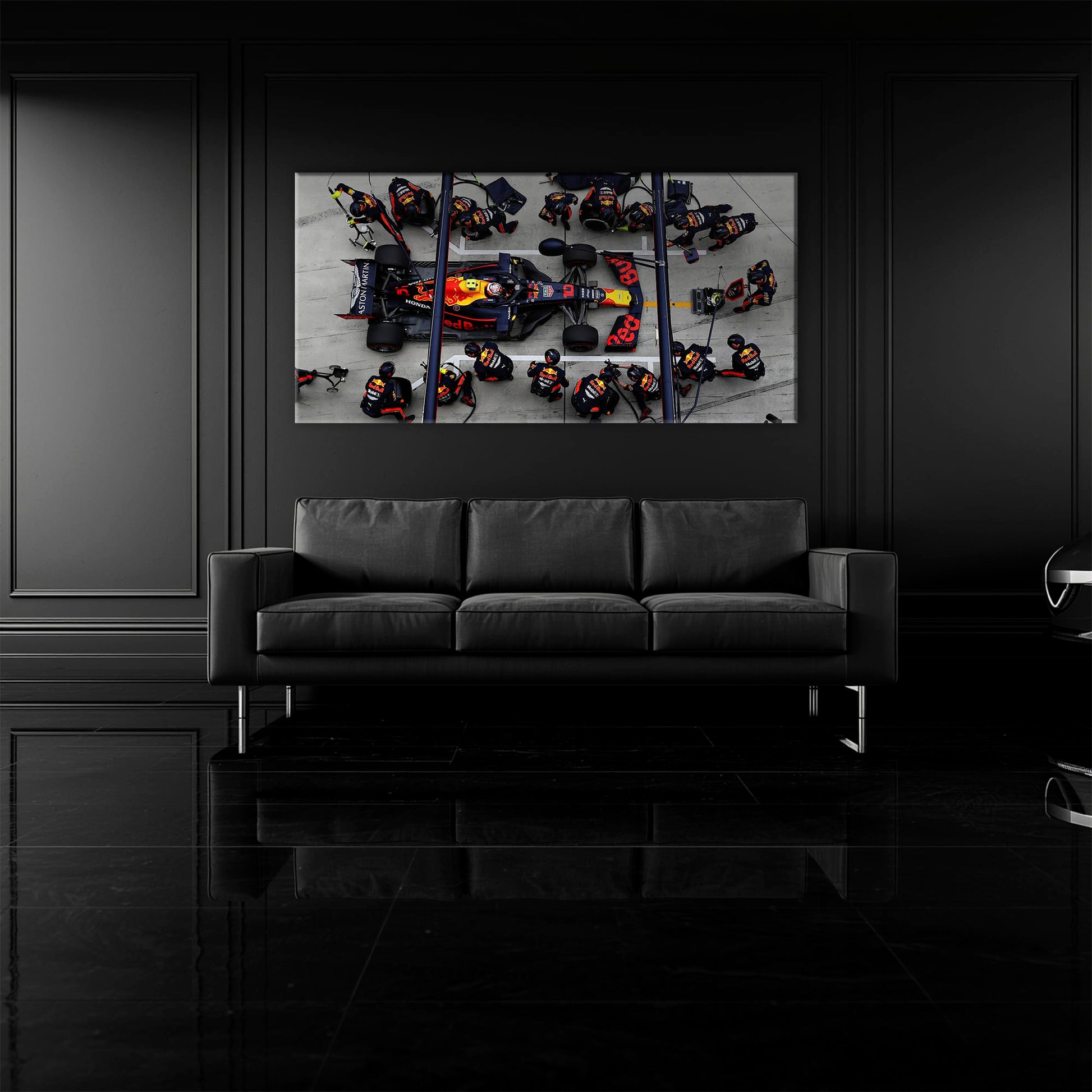 Red Bull Racing F1 Pit Stop Wall Art | Formula 1 Decor Cars