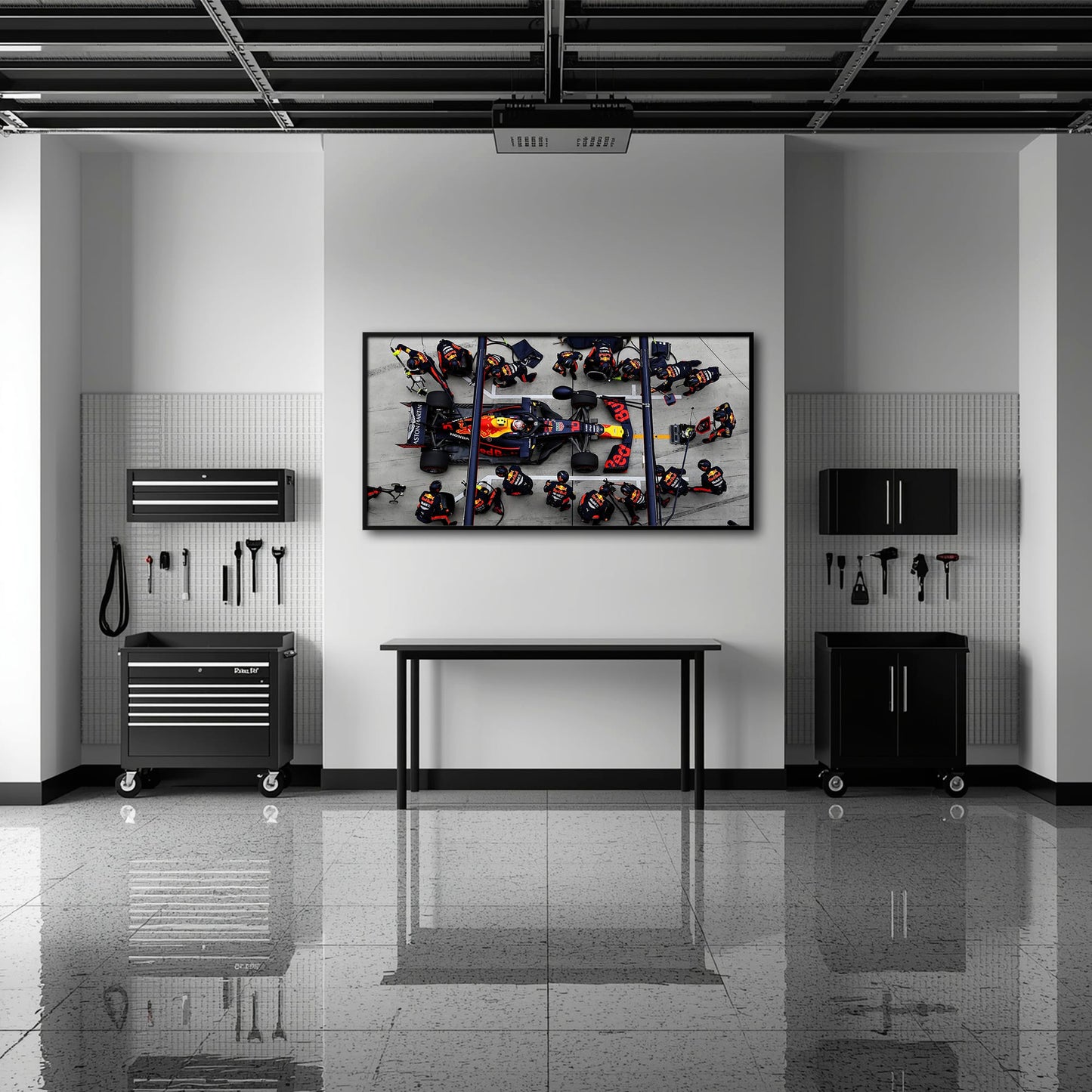 Red Bull Racing F1 Pit Stop Wall Art | Formula 1 Decor Cars