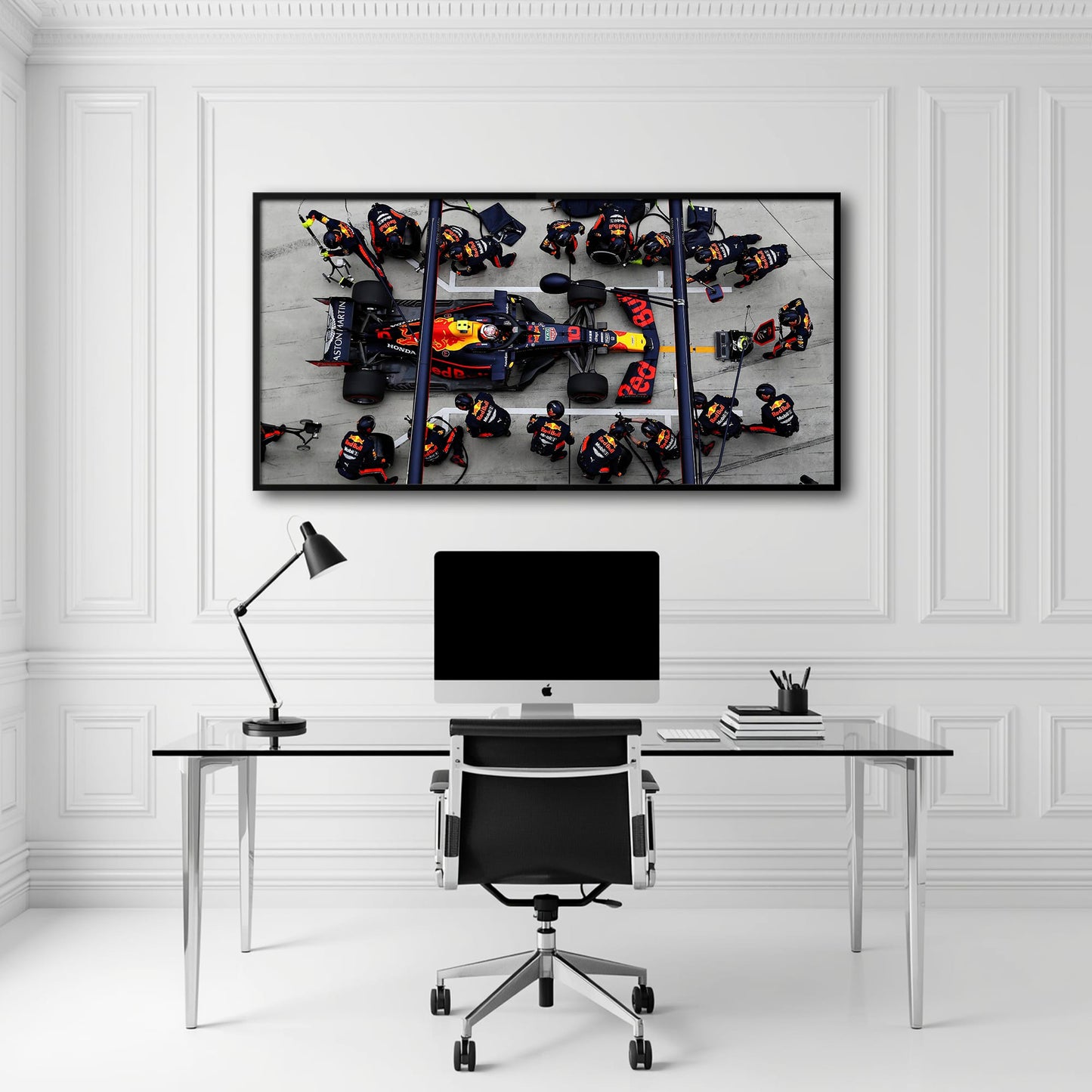 Red Bull Racing F1 Pit Stop Wall Art | Formula 1 Decor Cars