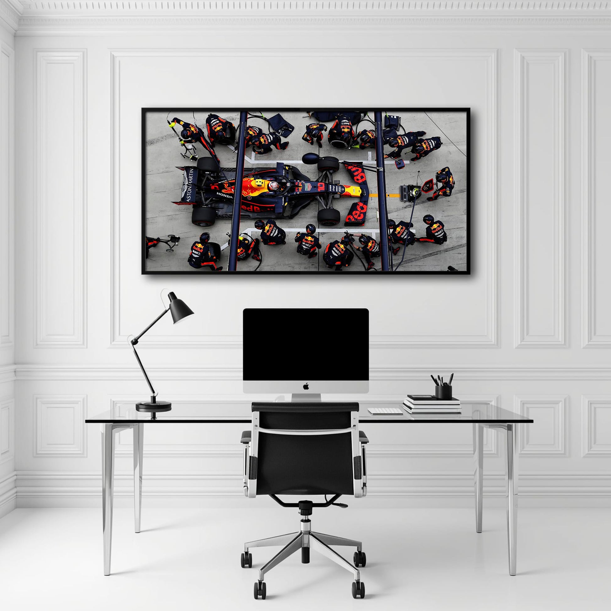 Red Bull Racing F1 Pit Stop Wall Art | Formula 1 Decor Cars