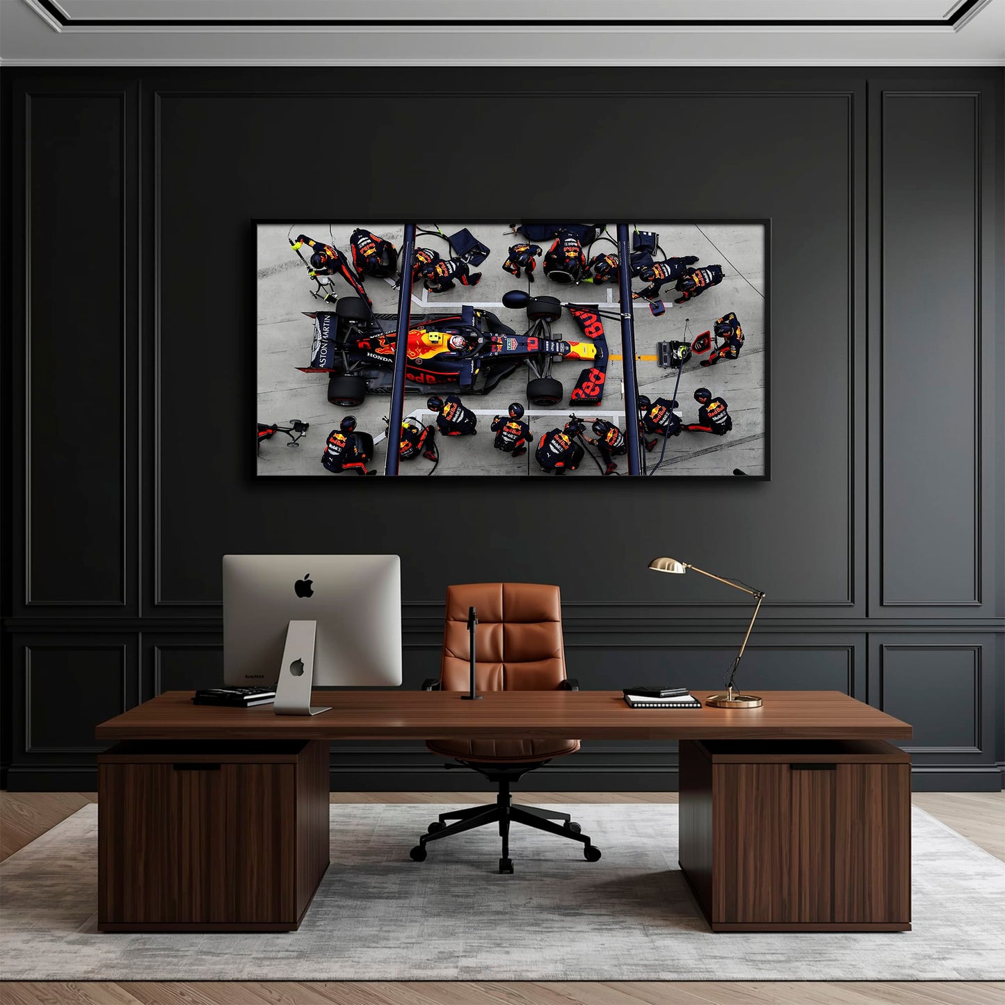 Red Bull Racing F1 Pit Stop Wall Art | Formula 1 Decor Cars