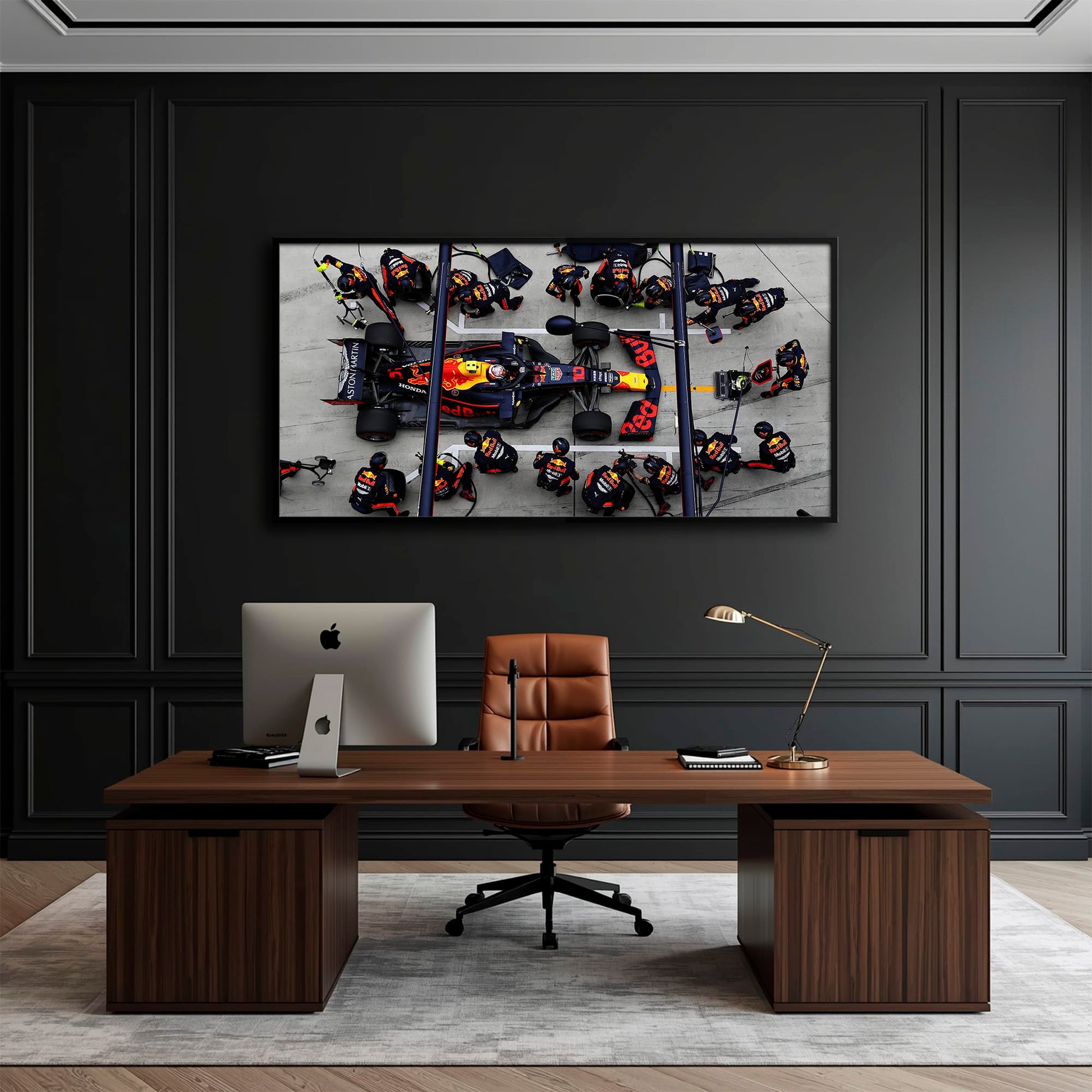 Red Bull Racing F1 Pit Stop Wall Art | Formula 1 Decor Cars