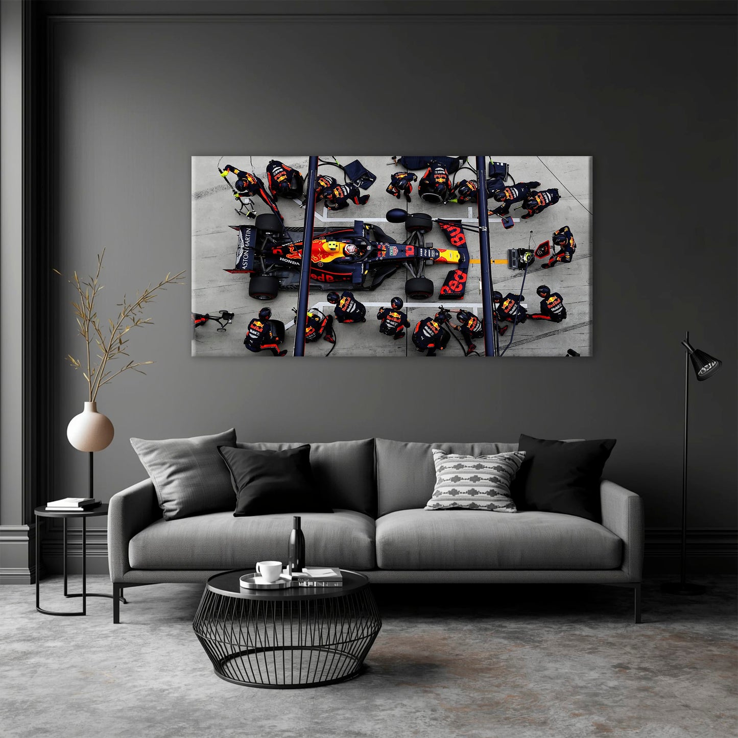 Red Bull Racing F1 Pit Stop Wall Art | Formula 1 Decor Cars