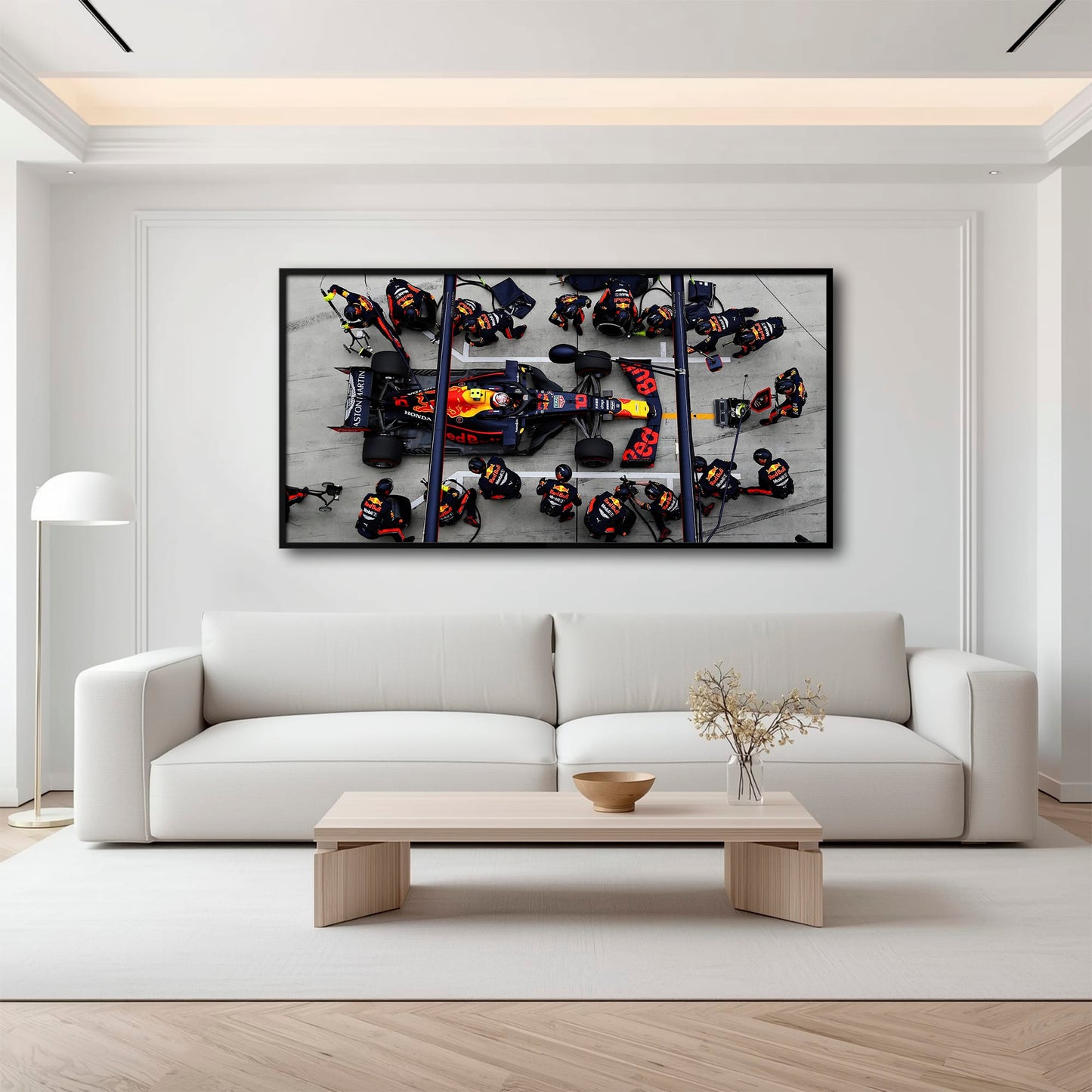 Red Bull Racing F1 Pit Stop Wall Art | Formula 1 Decor Cars