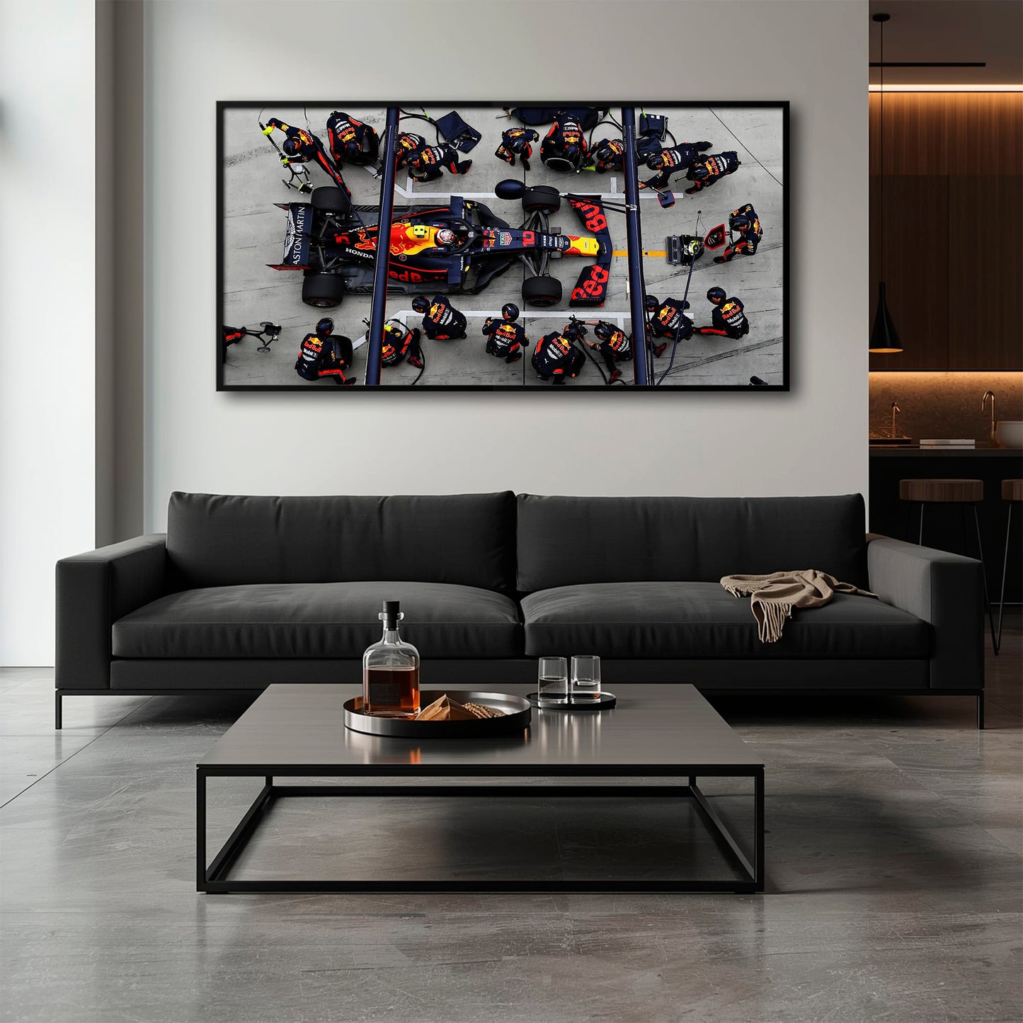Red Bull Racing F1 Pit Stop Wall Art | Formula 1 Decor Cars