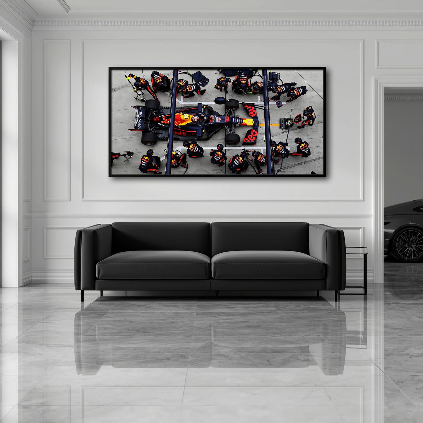 Red Bull Racing F1 Pit Stop Wall Art | Formula 1 Decor Cars