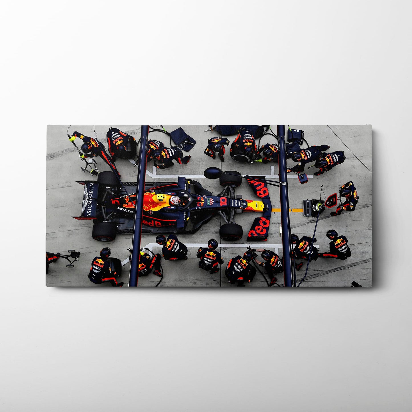 Red Bull Racing F1 Pit Stop Wall Art | Formula 1 Decor Cars