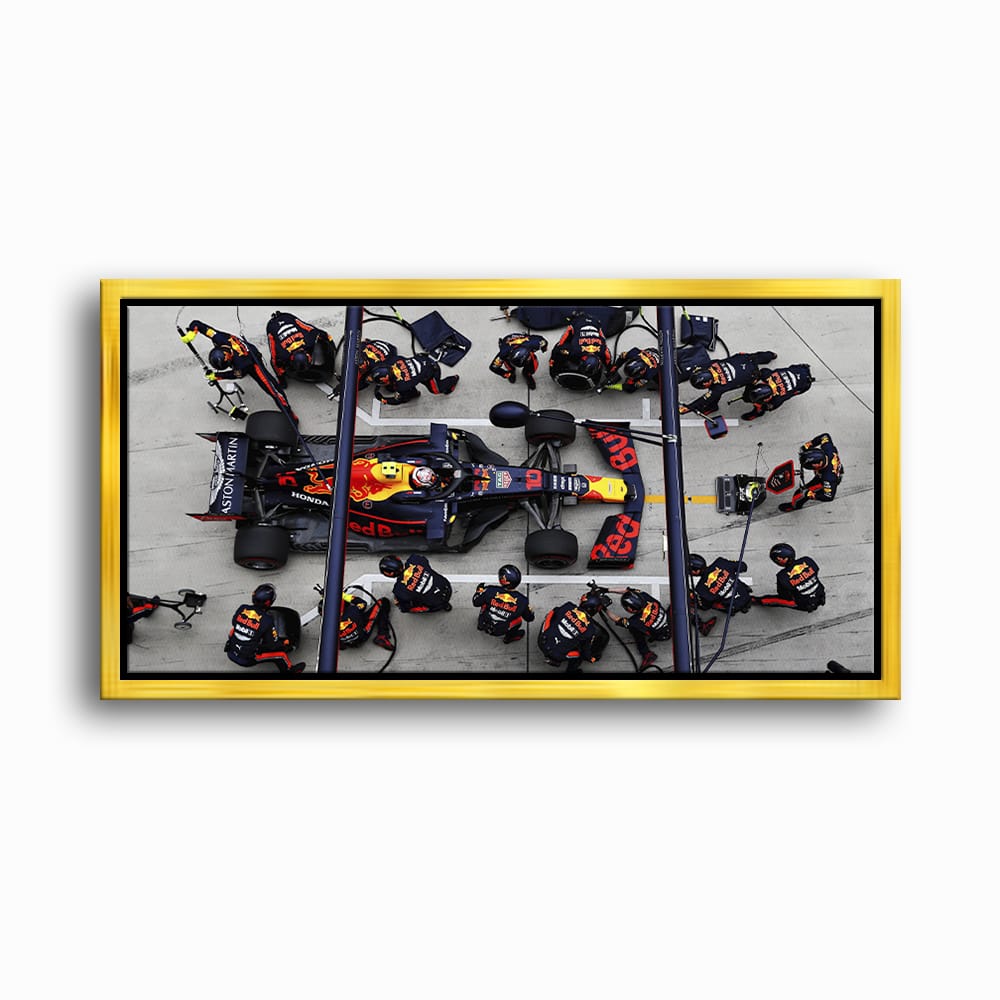 Red Bull Racing F1 Pit Stop Wall Art | Formula 1 Decor Cars