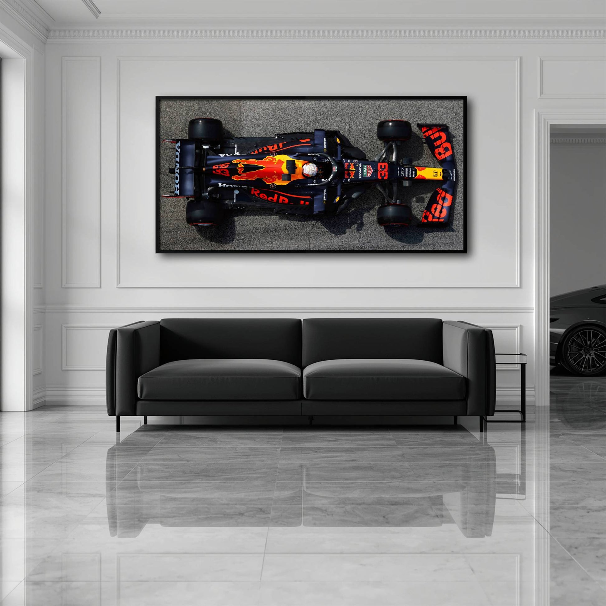 Max Verstappen Red Bull Racing Honda RB16B No. 33 Wall Art | F1 Decor Cars