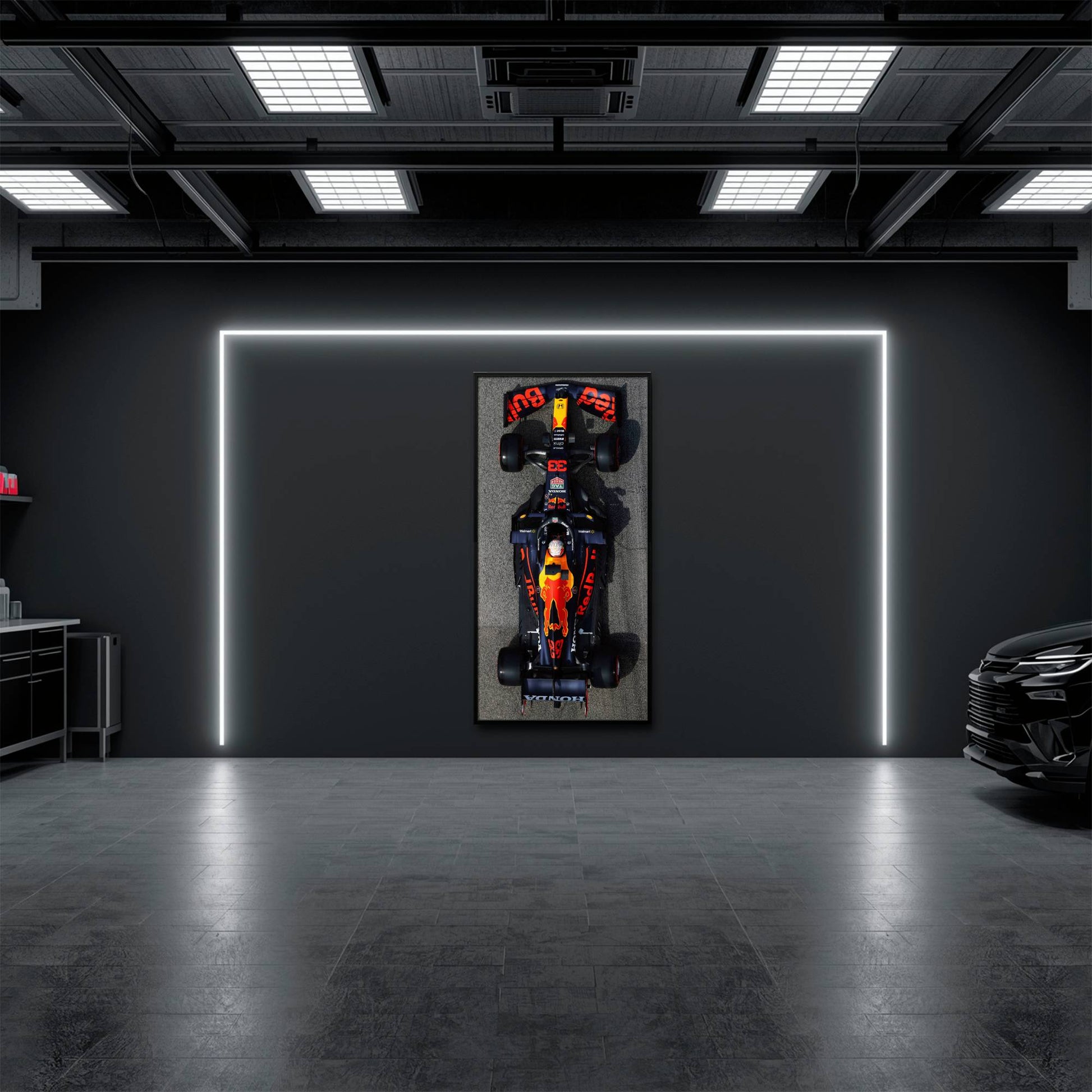 Max Verstappen Red Bull Racing Honda RB16B No. 33 Wall Art | F1 Decor Cars