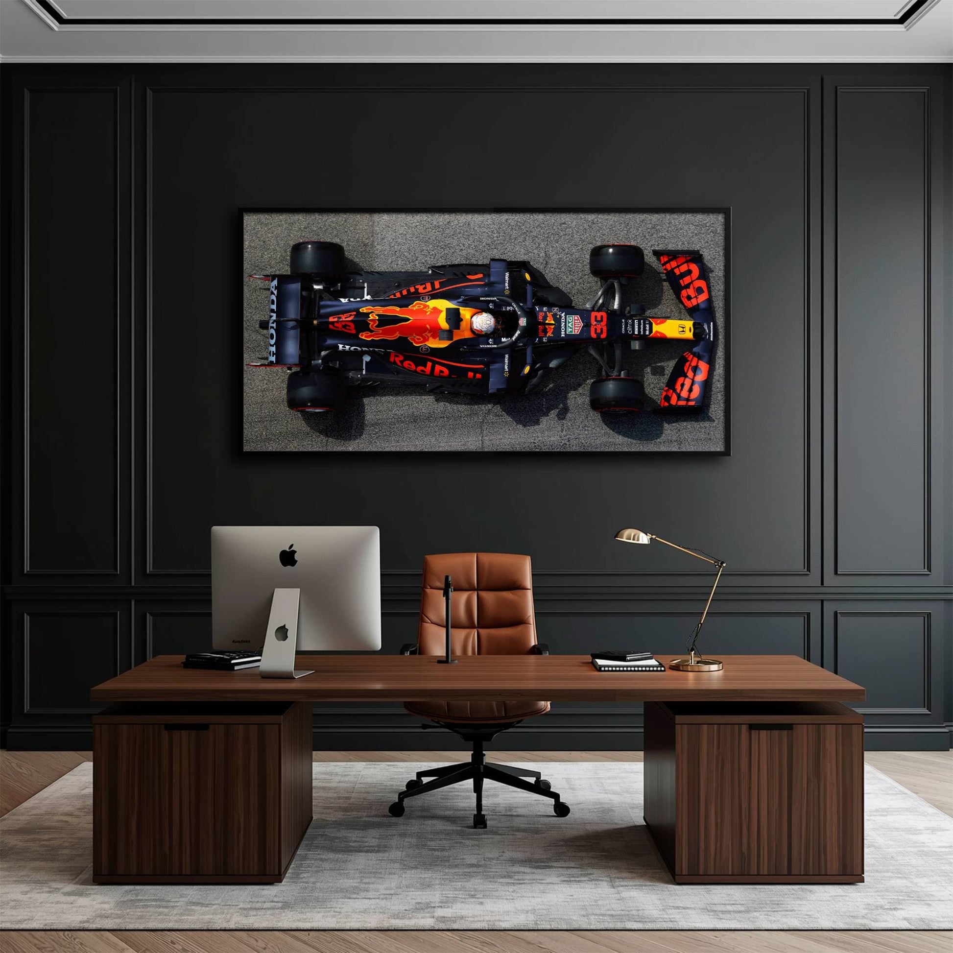 Max Verstappen Red Bull Racing Honda RB16B No. 33 Wall Art | F1 Decor Cars