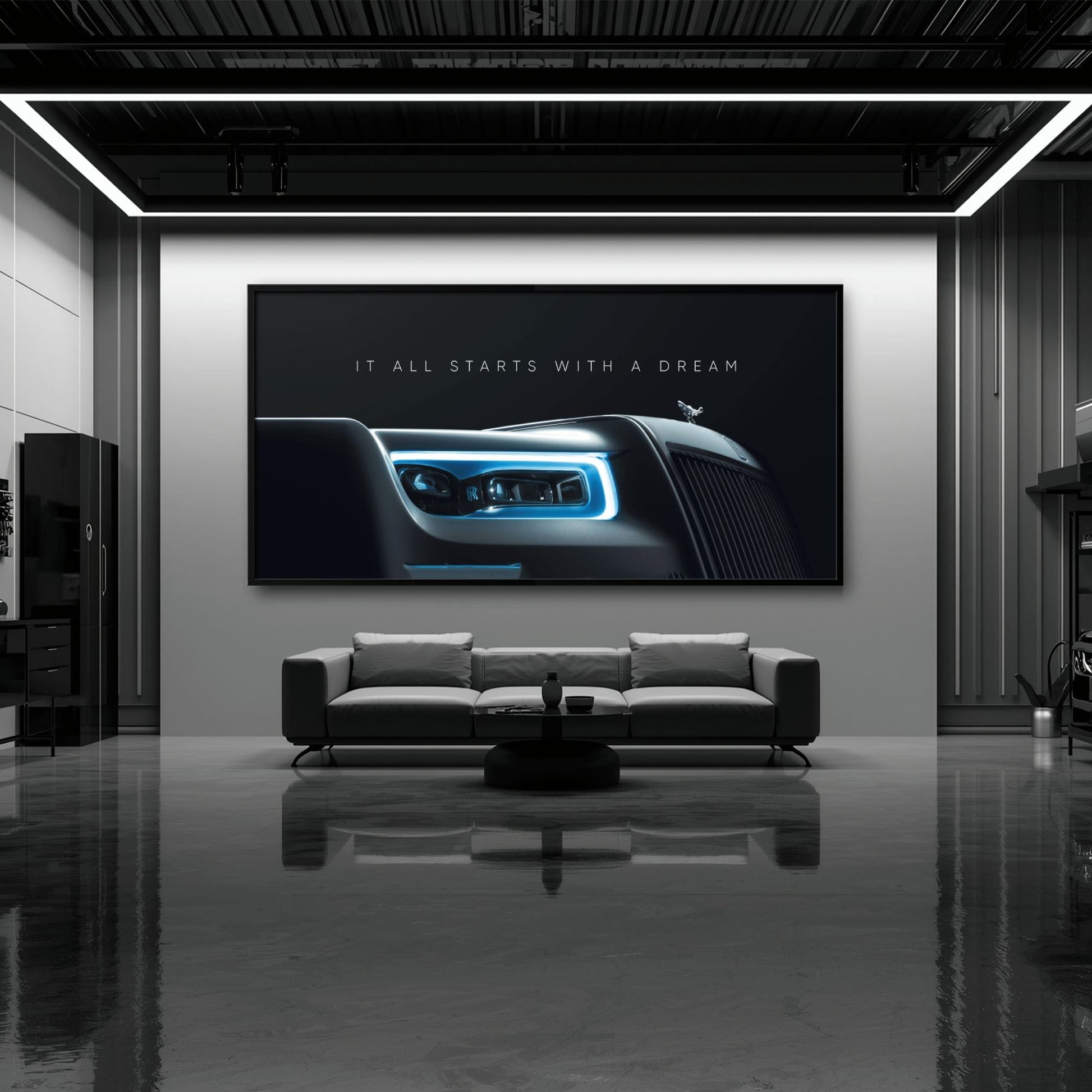 Rolls-Royce Inspirational Wall Art | Motivational Luxury Car Decor Cars