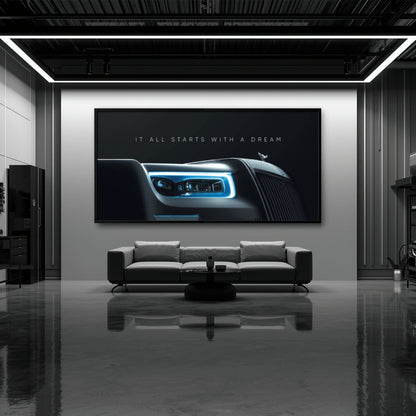 Rolls-Royce Inspirational Wall Art | Motivational Luxury Car Decor Cars