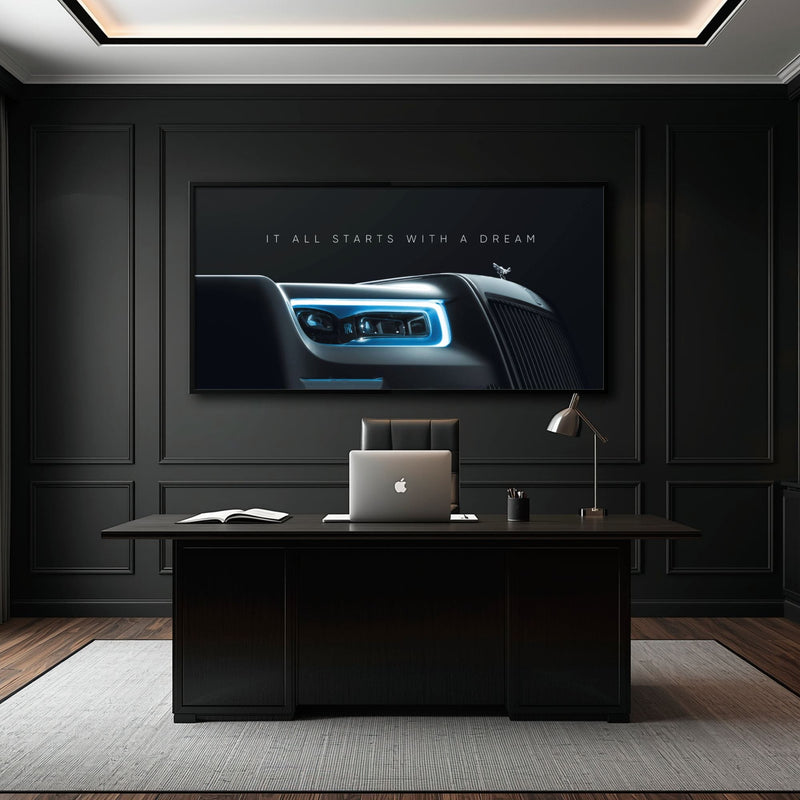 Rolls-Royce Inspirational Wall Art | Motivational Luxury Car Decor Cars