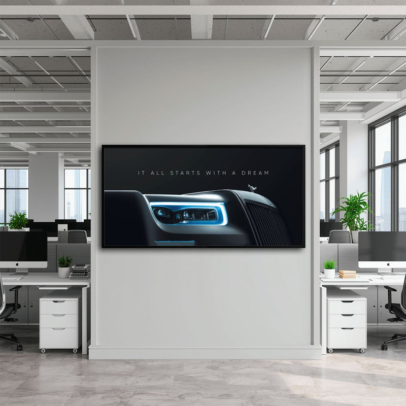 Rolls-Royce Inspirational Wall Art | Motivational Luxury Car Decor Cars