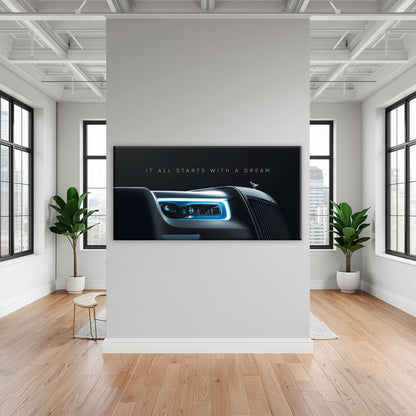 Rolls-Royce Inspirational Wall Art | Motivational Luxury Car Decor Cars