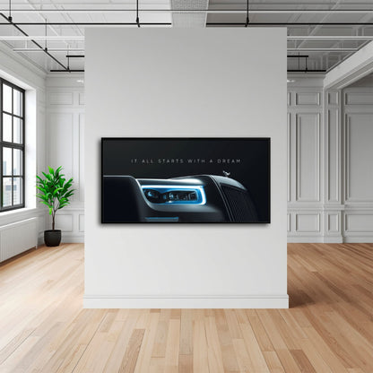 Rolls-Royce Inspirational Wall Art | Motivational Luxury Car Decor Cars