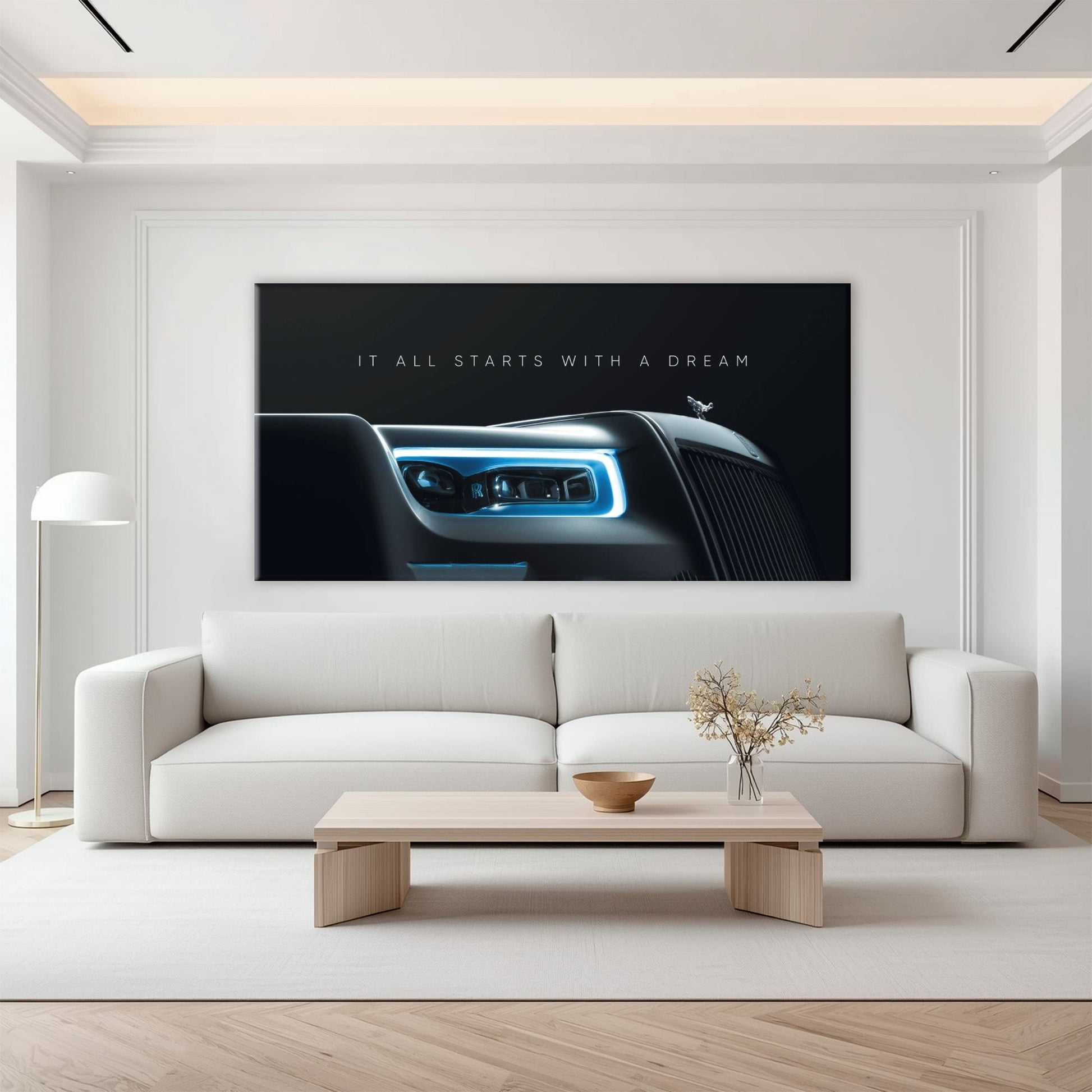 Rolls-Royce Inspirational Wall Art | Motivational Luxury Car Decor Cars
