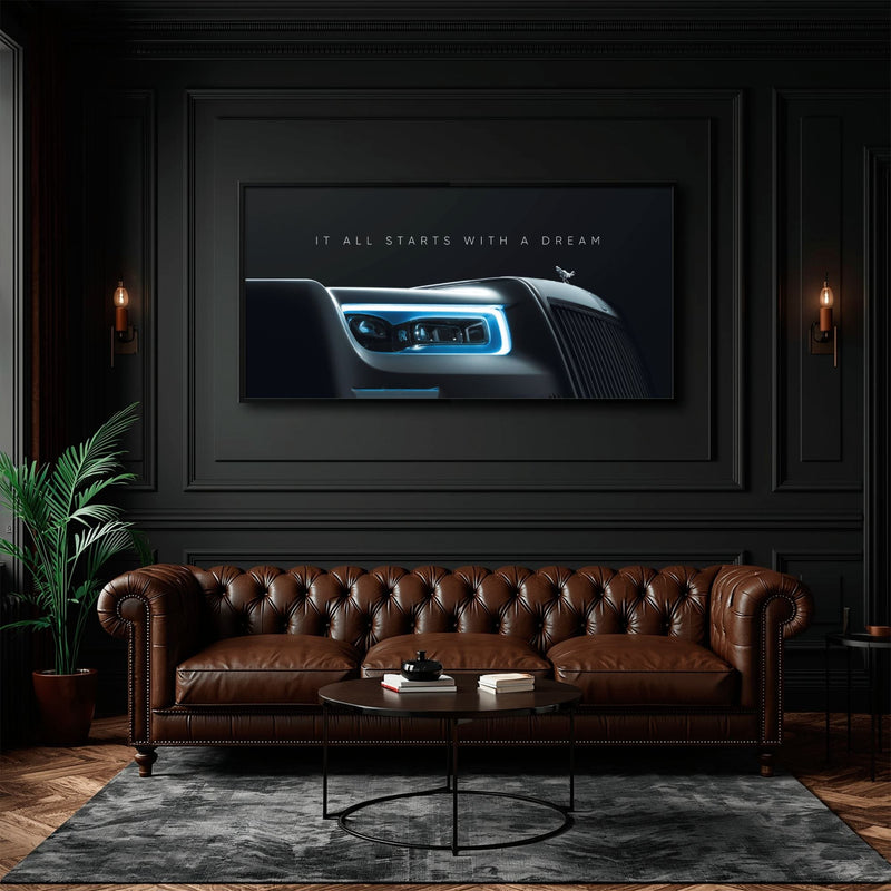 Rolls-Royce Inspirational Wall Art | Motivational Luxury Car Decor Cars