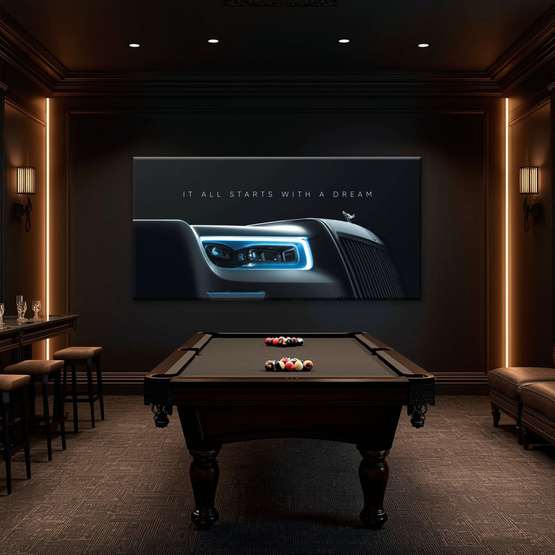 Rolls-Royce Inspirational Wall Art | Motivational Luxury Car Decor Cars