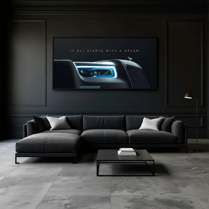 Rolls-Royce Inspirational Wall Art | Motivational Luxury Car Decor Cars