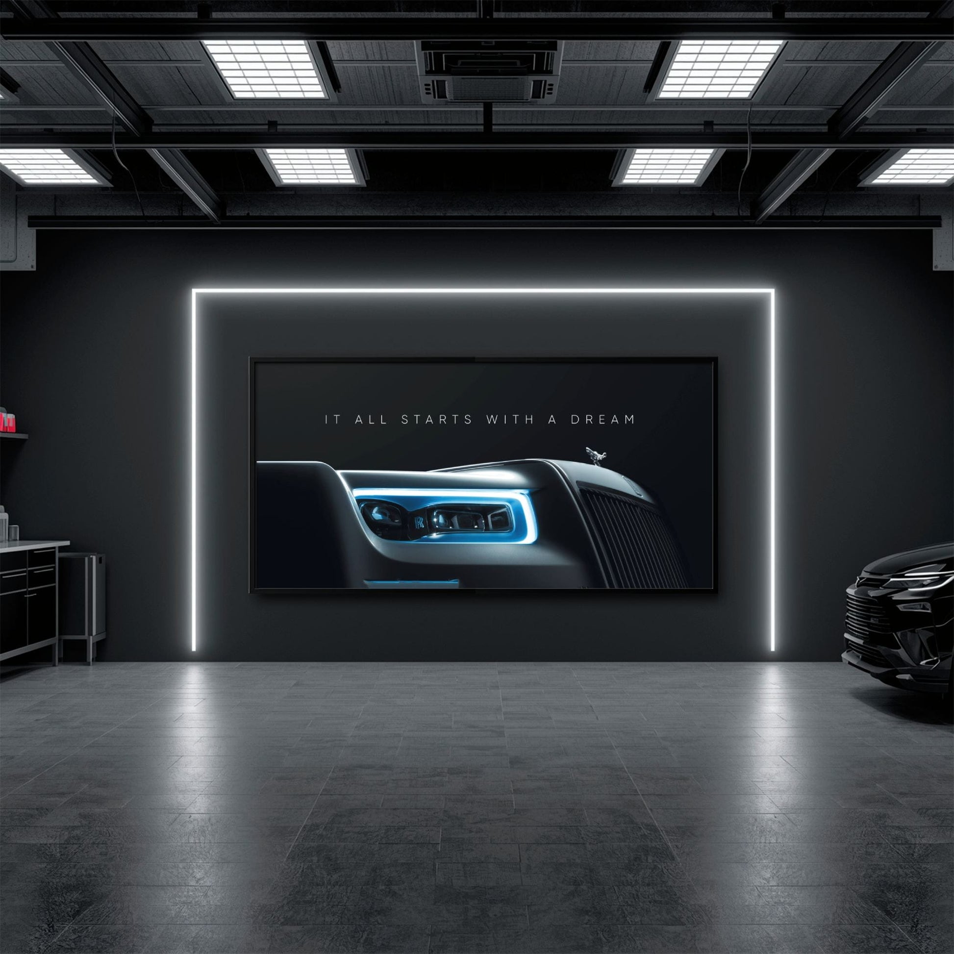 Rolls-Royce Inspirational Wall Art | Motivational Luxury Car Decor Cars